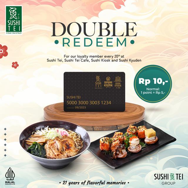 Double Redeem - Sushi Tei