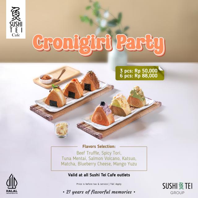 Cronigiri Party - Sushi Tei Cafe