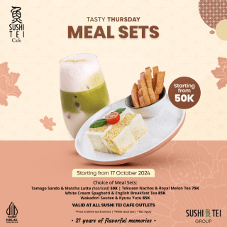 Tasty Thursday with Meal Seat - Sushi Tei Cafe